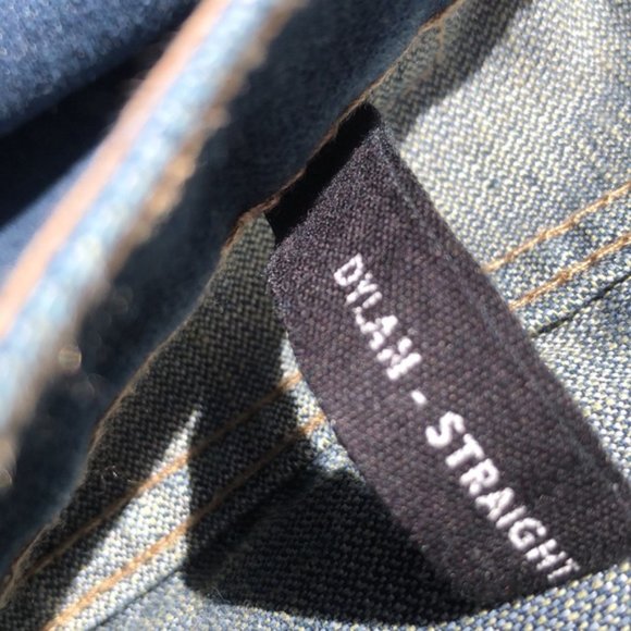 LIKE NEW MENS BLUENOTES DENIM DYLAN STRAIGHT JEANS 36x30 VINTAGE BLUENOT… - Picture 4 of 12